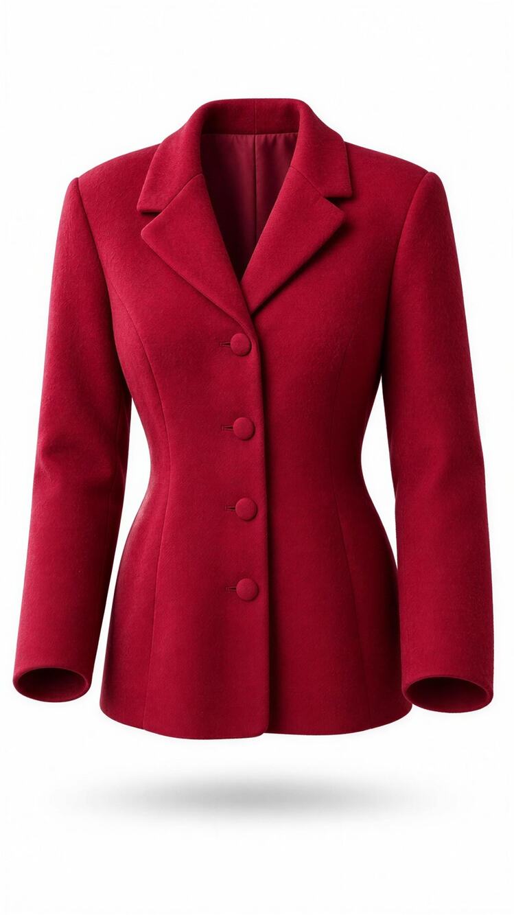 NWT Leslie Fay Dresses Blazer Jacket Womens Size 18 Claret